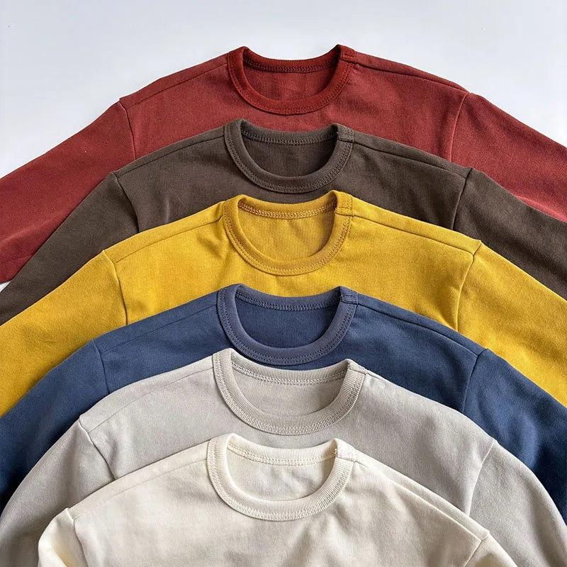 MILANCEL Neue Frühling Kinder Dünne Stil T-shirt 1-5T Kinder Cartoon Tier Unterhemden Mädchen Oberteile