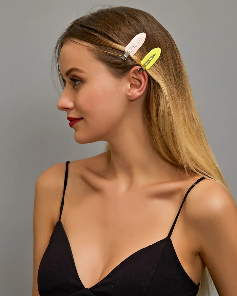 4Pcs/Set Beauty Salon Seamless Hairpin Professional Styling Hairdressing Makeup Tools Hair Clips For Women Girl Headwear