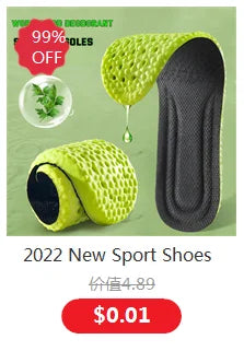 New 4D Massage Insoles Super Soft Sports Shoes Insole for Feet Running Baskets Shoe Sole Arch Support Orthopedic Inserts Unisex
