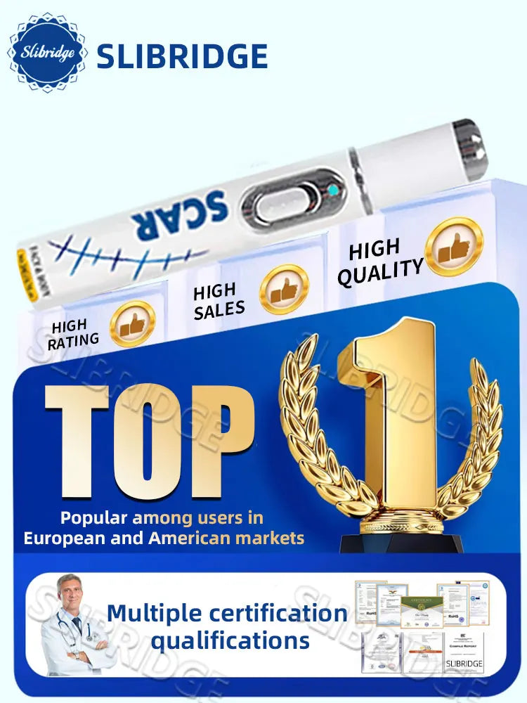 Say goodbye to all scars in 7 days with the 2025 Blue Light Pen