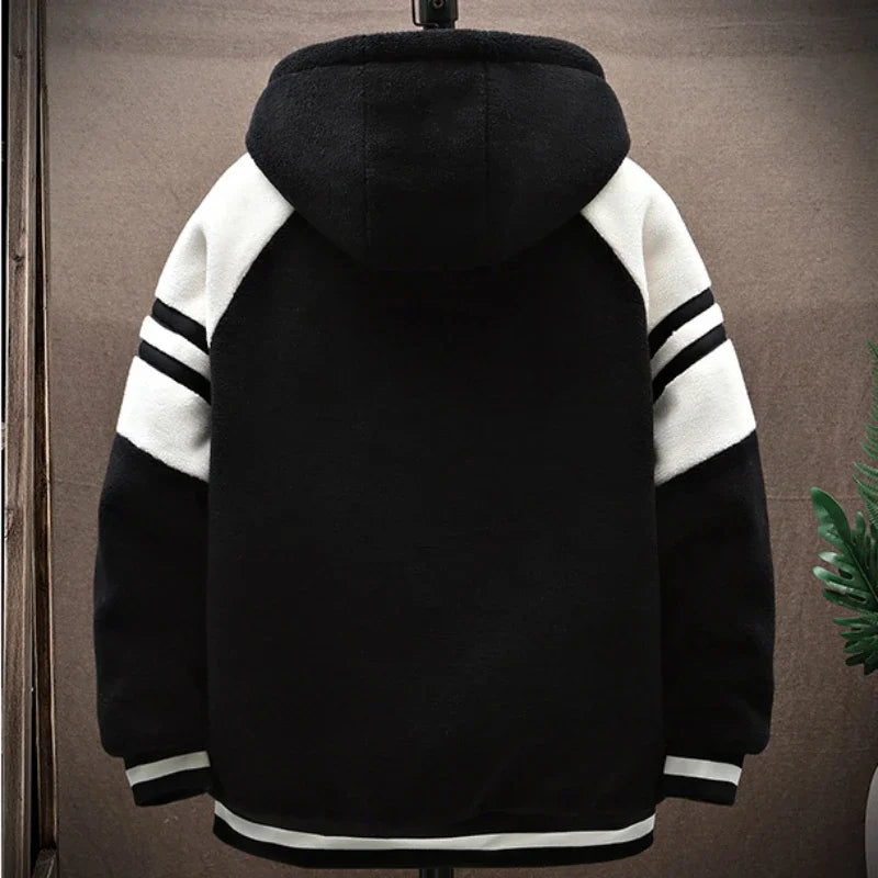 2023 Herren Kapuzenjacken Japan Mode Streetwear Harajuku Mäntel Herren Herbst Winter Herren Kleidung Wolljacken Stickerei Jacke
