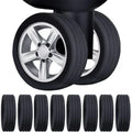 Silicone Wheels Protector Luggage Reduce Noise Trolley Case Silent Caster Sleeve Travel Luggage Suitcase Accessories New