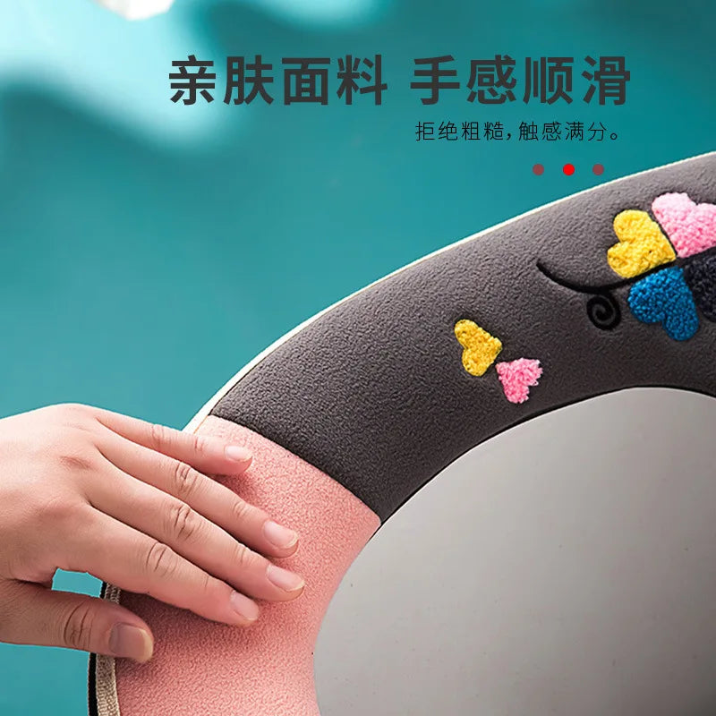 Toilet Seat Four Seasons Universal Double with Zipper Summer Toilet Seat Cushion Waterproof Zipper Models Toilet Seat Cover Home