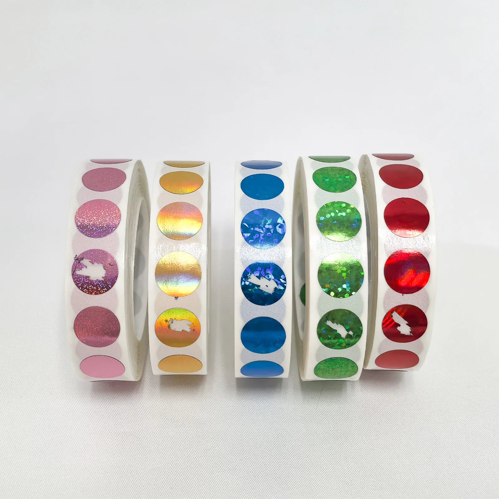 Scratch Off Labels 16*16mm Round 1000Pcs Scratch Off Stickers Holographic Blank For Secret Code Cover Home Game Wedding Message