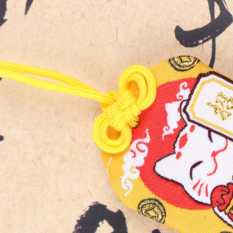 1 Stück Kindergeschenk Anhänger Neue Klassische Japanische Gebets-Kaiser-Amulett Omamori Glück Erfolg Arbeitsgott des Reichtums Kleiner Segenbeutel