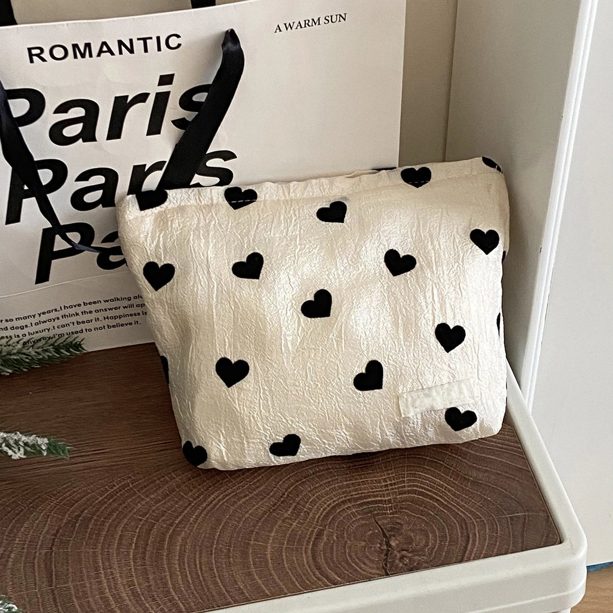 Large Capacity Female Cosmetic Bag Portable Travel Lipsticks Toiletry Sundry Storage Bag Canvas Makeup Bag Clutch Bag Handbags
