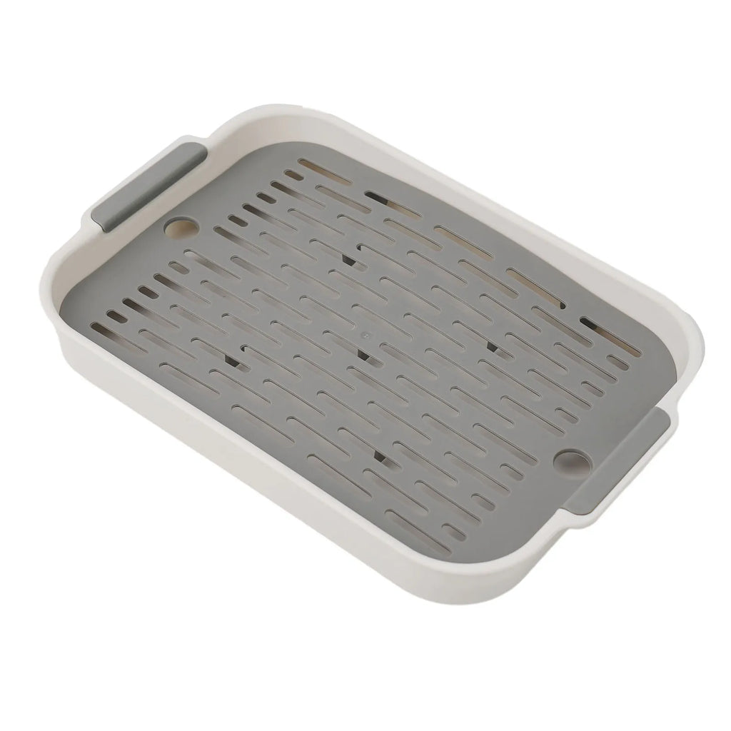 Tray Rabbit Litter Tray Smooth Corner Detachable Design Heightened Grid Design White Blue For Pet’s Training For Pet’s Training