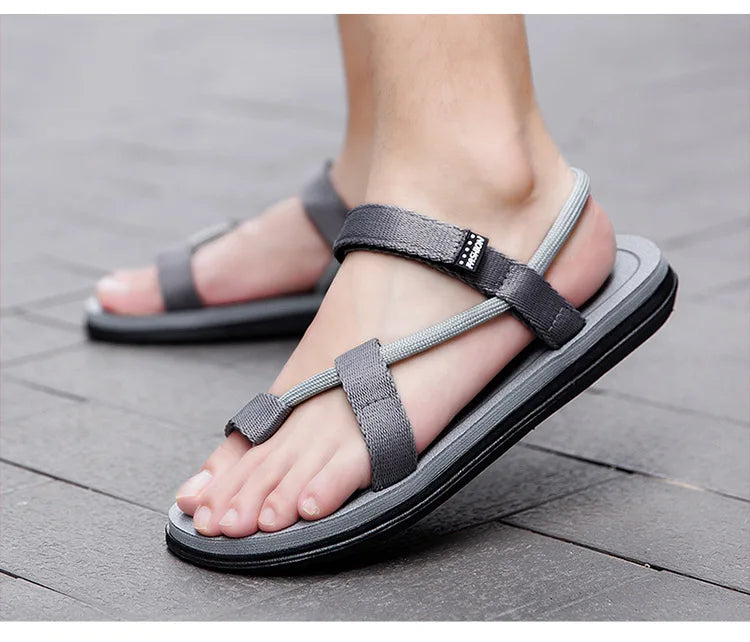 Men/Women Sandals Casual Shoes Lightweight Flip Flops Sandles Solid Color Shoes For Summer Beach Slippers Zapatos Hombre