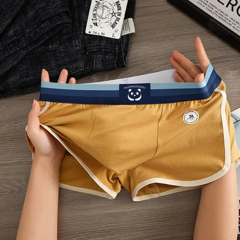 Men's Arrow Shorts Underwear Fashion Cartoon Gradient Boxers Sports Breathable Youth Boxers Boys' Panties Pouch Underpants