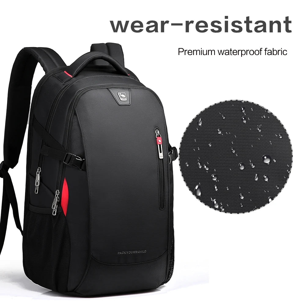 OIWAS Men's backpack For 15.6 Laptop Inch School Bags  Waterproof Nylon 29L Casual Shoulder Bagpack Travel Teenage Mochila