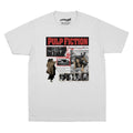 Pulp Fiction T-Shirt Movie Travolta Tarantino Uma Thurman Reservoir Dogs Men's Women Short Sleeves Cotton White Tee Shirt