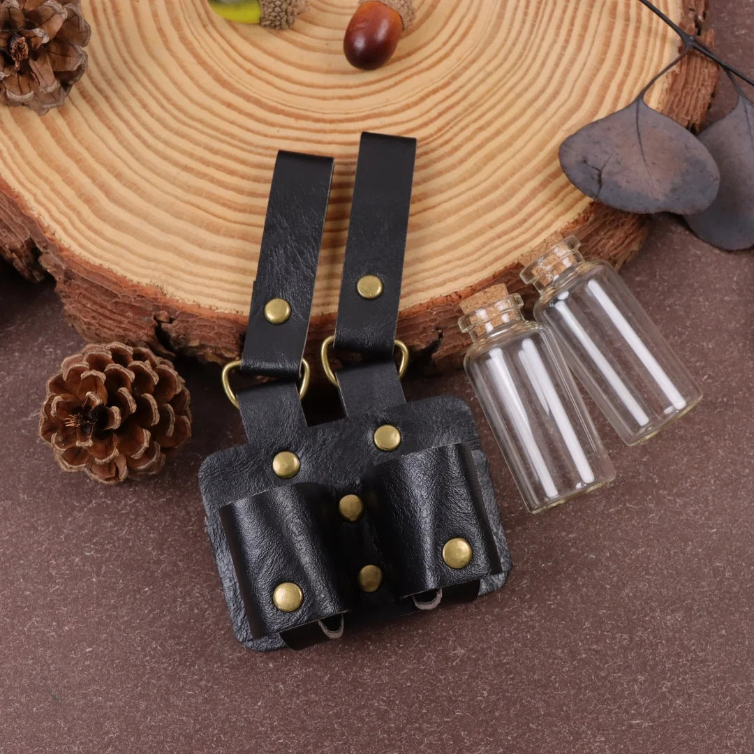 UYEE Medieval Renaissance Cork Glass Magic Bottle Belt Platform Halloween Role Playing Belt Accessories