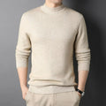 2024 Brand New Men's Cashmere Sweater Half Turtleneck Men Sweaters Knit Pullovers for Male Youth Slim Knitwear Man Sweater