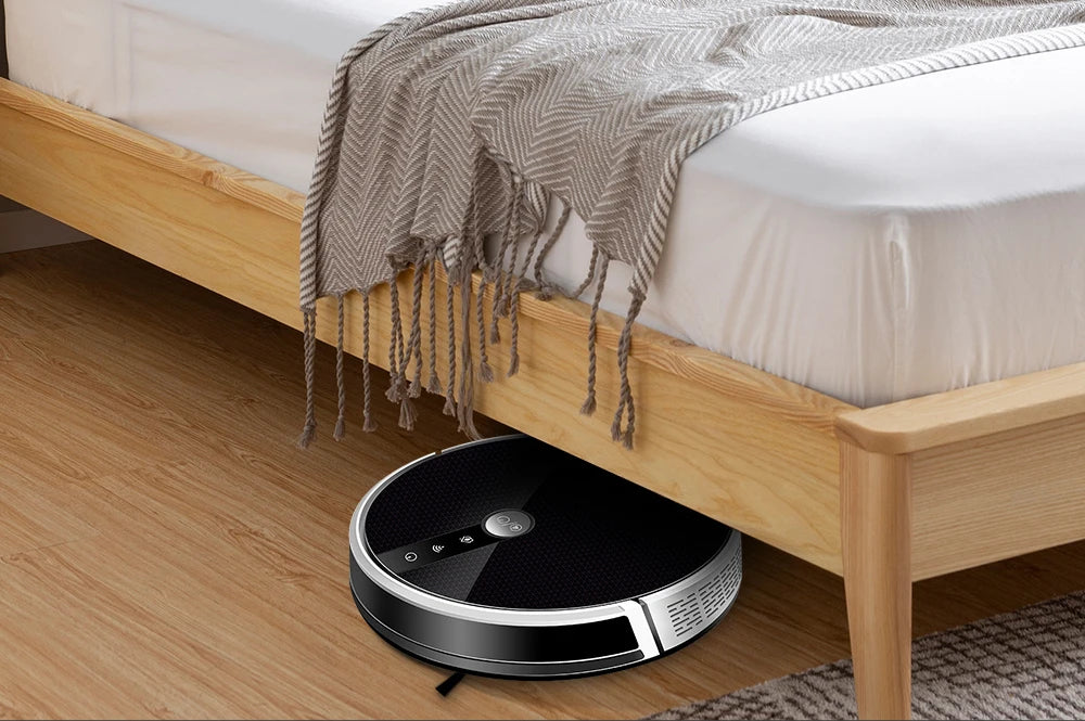 LIECTROUX C30B Robot Vacuum Cleaner AI Map Navigation,Smart Partition,WiFi App,6000Pa Suction,Dry and Wet Mopping,Disinfection
