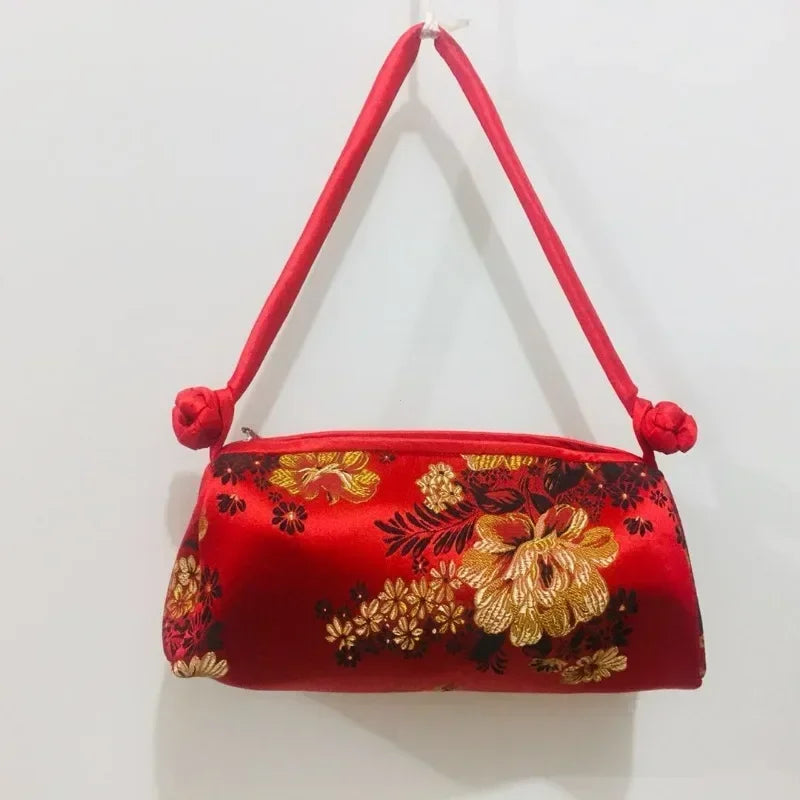 New Chinese Style Retro Bag Designer Chinese Style Silk Bag Japanese Hand Embroidery Totes Fashion Handbags and Purses