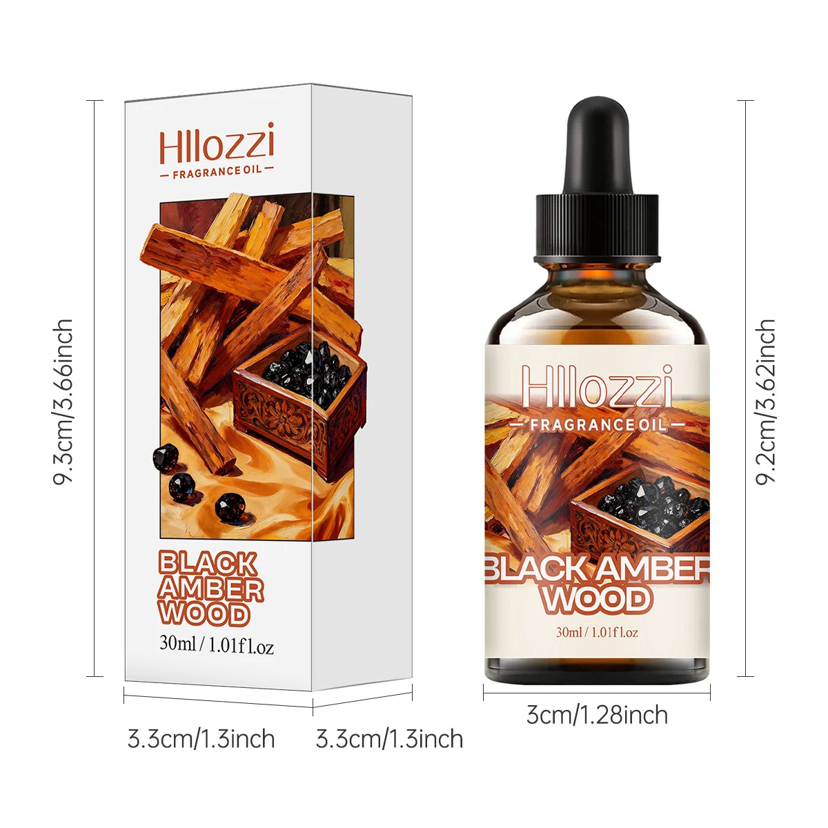 BLACK AMBER WOOD FRAGRANCE OIL Fragrance oil suitable for aroma diffusers, humidifiers, car air fresheners, and candle making