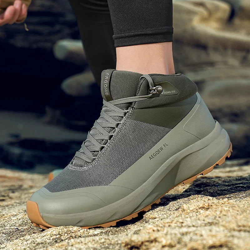 Waterproof Trekking Trainers for Men Comfortable and Supportive Man Hiking Sneakers Outdoor Activities Climbing Walking Shoes