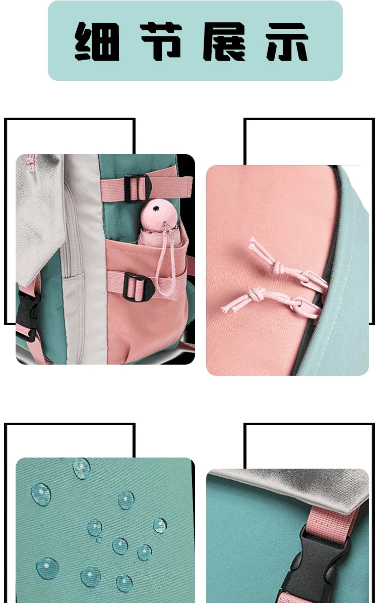 Goose Goose Duck Game Cosplay Rucksack Studenten Schultasche Cartoon Bookbag Laptop Reise-Rucksack Outdoor Jungen Mädchen Geschenke