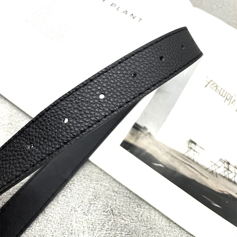 Men Women's Black Leather Belt Designer Punk Corset Female Coat Jeans Waistband Halloween Decration Belt Gothic Accessories