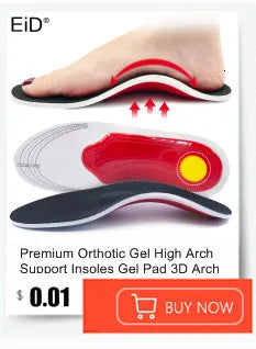 EiD 3/4 Leder orthopädische Schuheinlagen für Plattfüße Fußgewölbestütze orthopädische Schuheinlegesohle Einlegesohlen für Herren und Damen Fußpflege