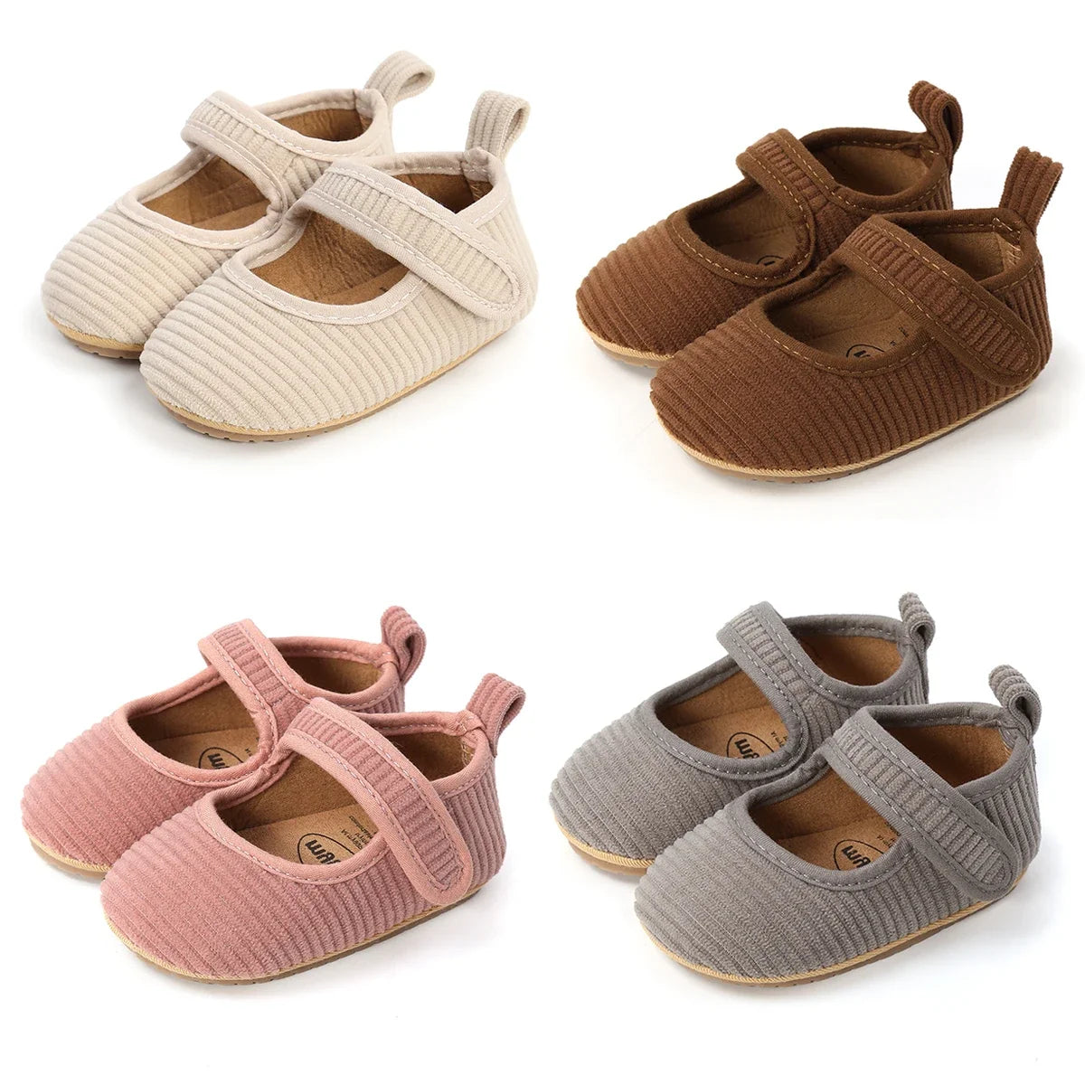 Spring Autumn Baby Shoes Solid Color Baby Girls Prewalker Anti-slip Shoes First walkers Casual Baby Girls Soft Shoes