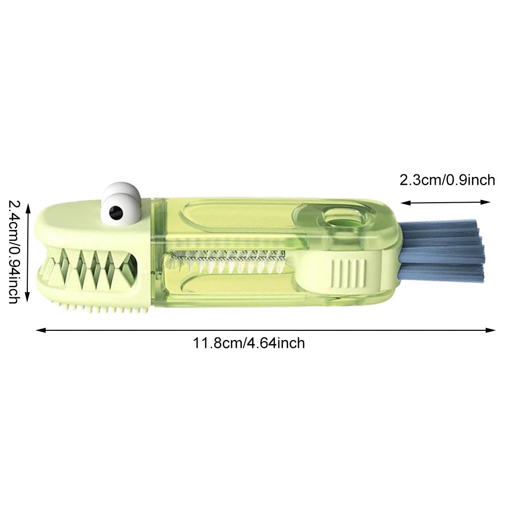 3 In 1 Multifunctional Cleaning Brush Tiny Bottle Cup Lid Detail Brush Straw Cleaner Tools Household Kitchen Cleaning Tool
