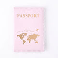 Fashion Passport Holder with Letter Print for Women Men Passport Protective Cover Travel Wallet Ticket Holder ID Card Clip Bags