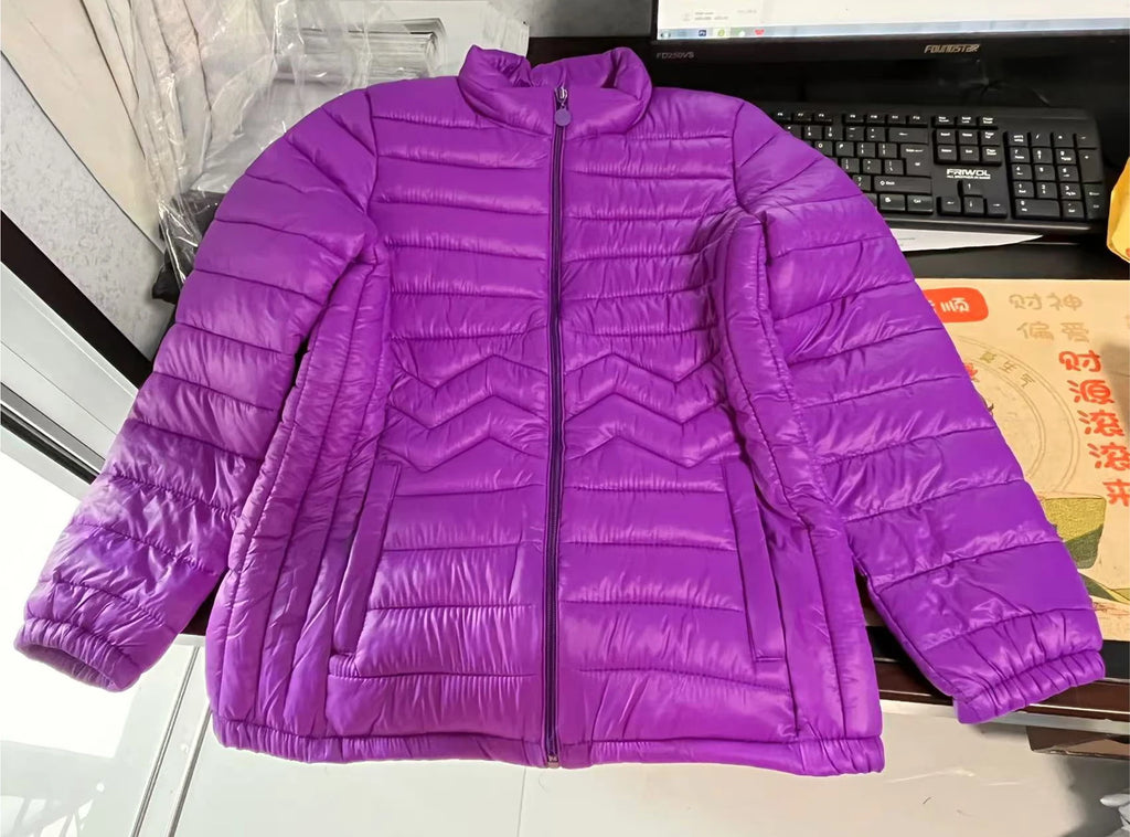 Women Parkas Winter Jacket Down Cotton Jacket Warm Korean Casual Lightweight Solid Color Parka 2026 New Female Snow Coat Outwear