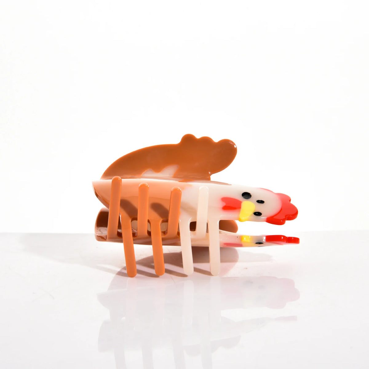 New Cute Animal Hair Claw  Acetate Pig Swan Hair Clips Fun Cartoon Cow Chicken Grab Shark Clips  for Women Hair Accessories