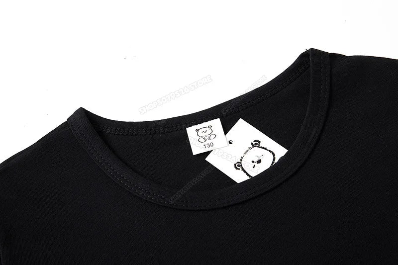 Italian Brainrot Long Sleeve T Shirt Boy Girl Autumn Clothes Tung Tung Sahur Kids Cotton Tees Tralalero Tralala Children Tops
