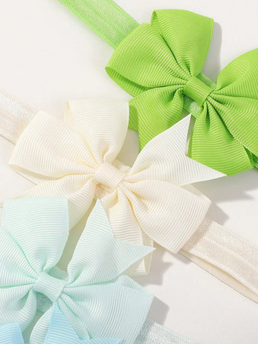 12Pcs/Set Baby Girls Ribbon Hair Bows Elastic Headbands Hair Band Kids Accessories for Infant Newborn Toddler Photo Props Gifts