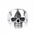 Punk High Polish Stainless Steel Pirate Skull Ring For Men Women Gothic Vintage Skull Rings Fashion Jewelry Gift Dropshipping