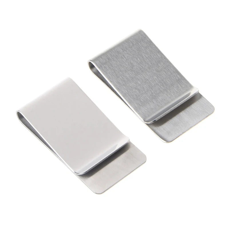 New Fashion Men's Pocket Money Clip Dollar Metal Clamp Card Clips Card Purses Women Metal Clamp For Money Cash Holder