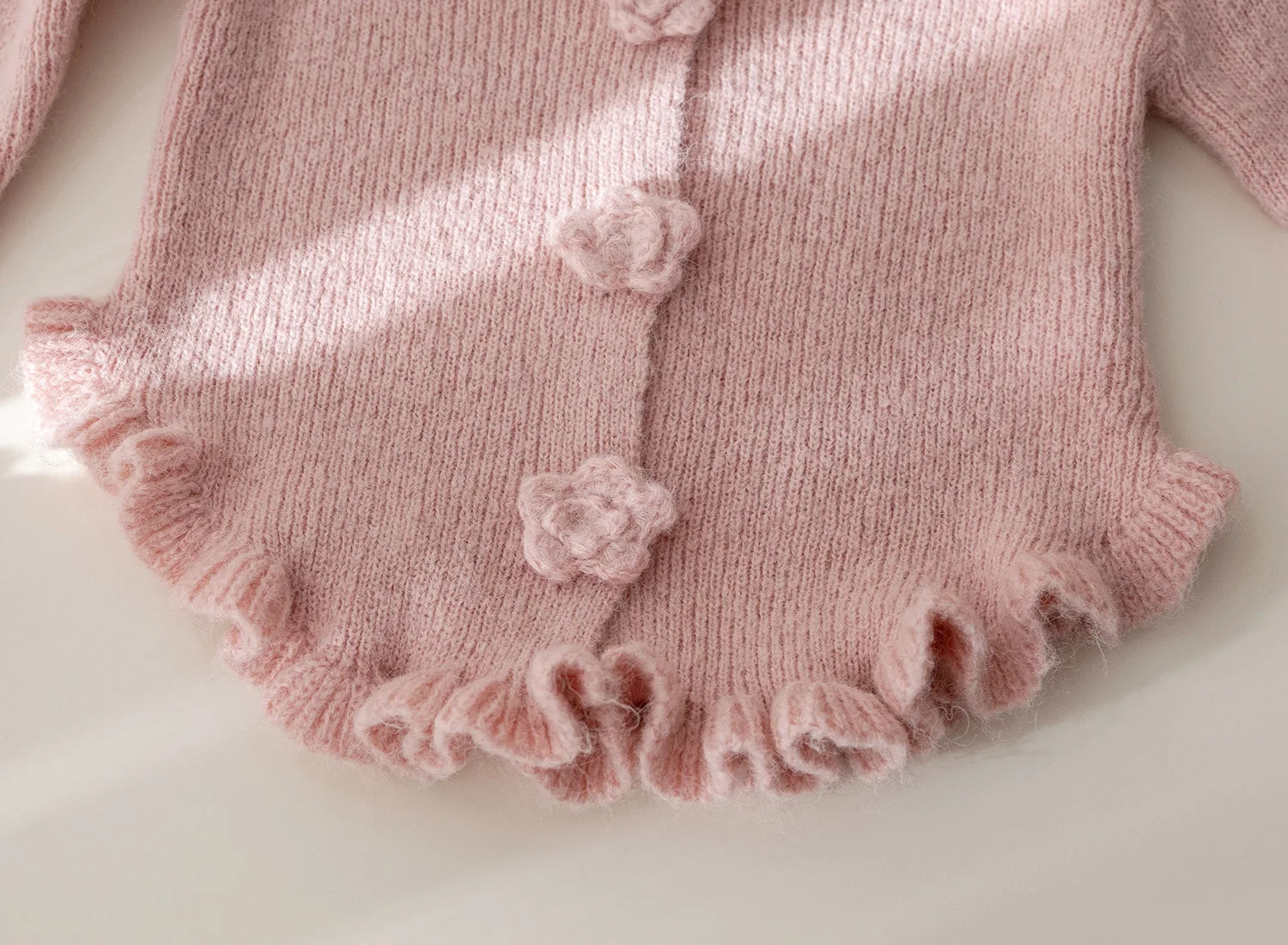 Girls Suit Korean Solid Color Sweater Knitted Spring and Autumn New Simple Straight Leg Slacks Set Baby Girl Clothes