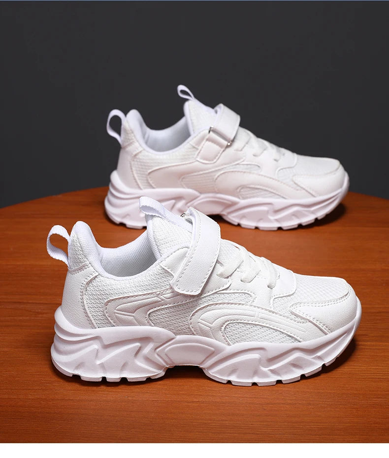 Children Tennis Sneakers Girls Lightweight Breathable with Soft Soled Sports Outdoor Shoes Boys Casual Running Footwear