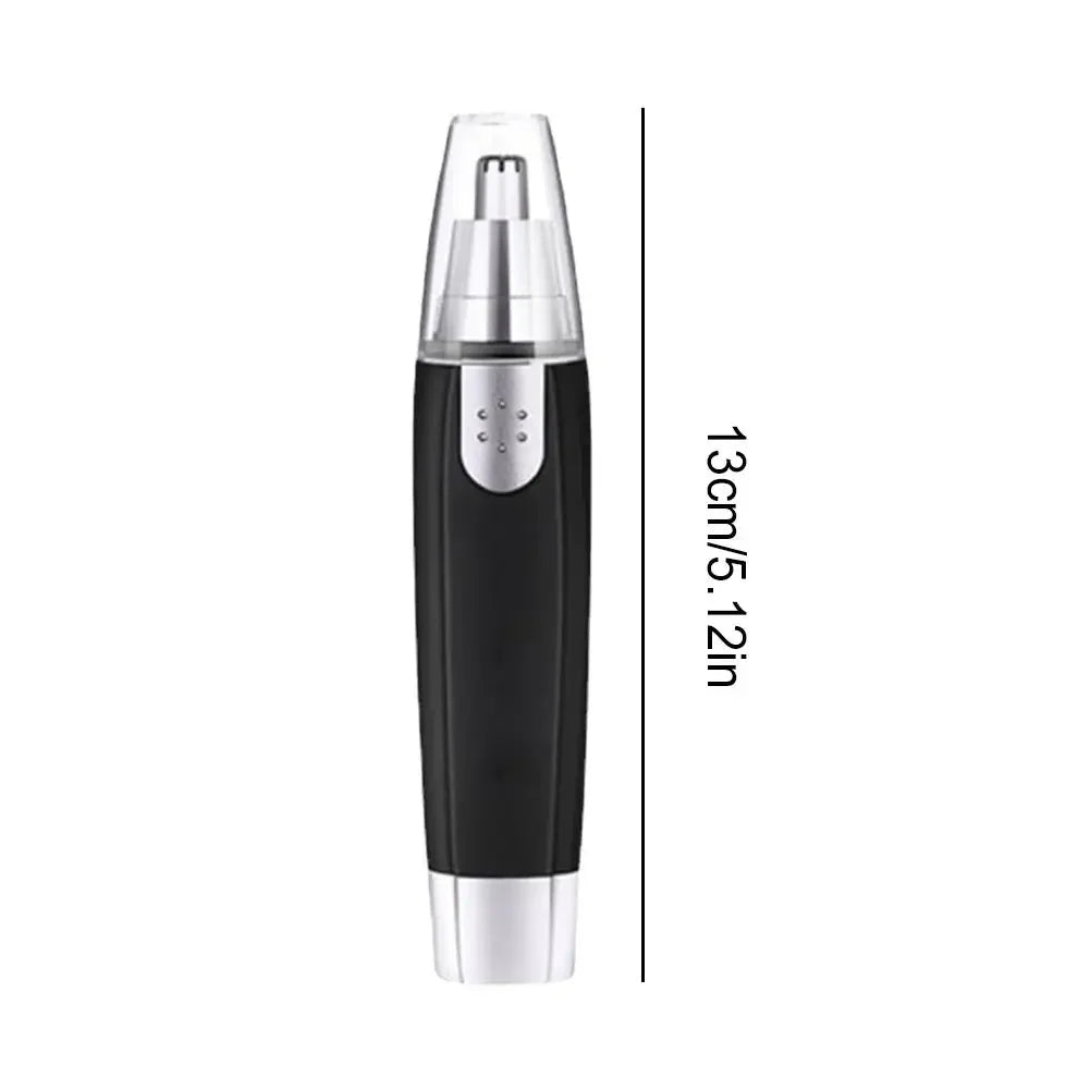 2026 Nose Hair Ear Trimmer, For Men Stainless Steel Manual Washable Portable hair remover Battery-powered(Without battery)