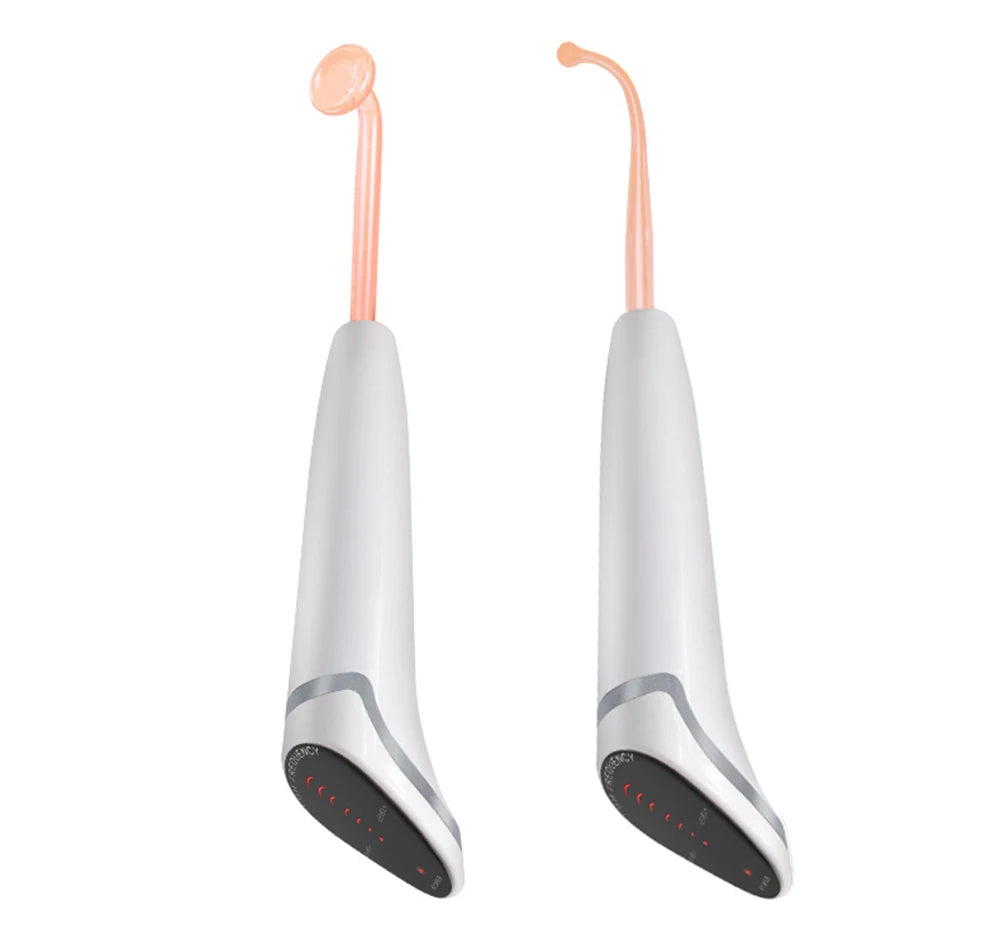 Newest 6 in 1 Spark Electrodes High Frequency Neon & Argon Skin Tightening Hair Follicle Facial Beauty Wand Machine Facial Care