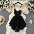 Sexy Cute Sweet Lace Backless Jumpsuit Women Slim Fit Bodysuit Girl Strap Bow knot Cosplay Hot Sweet Bow Ribbon Lingerie Dress
