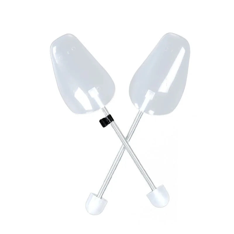 Household 1 Pairs Practical Plastic Shoe Trees Adjustable Length Shoe Trees Stretcher Boot Holder Organizers Shoe Stretcher