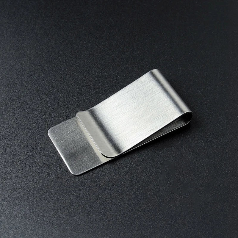 New Fashion Men's Pocket Money Clip Dollar Metal Clamp Card Clips Card Purses Women Metal Clamp For Money Cash Holder