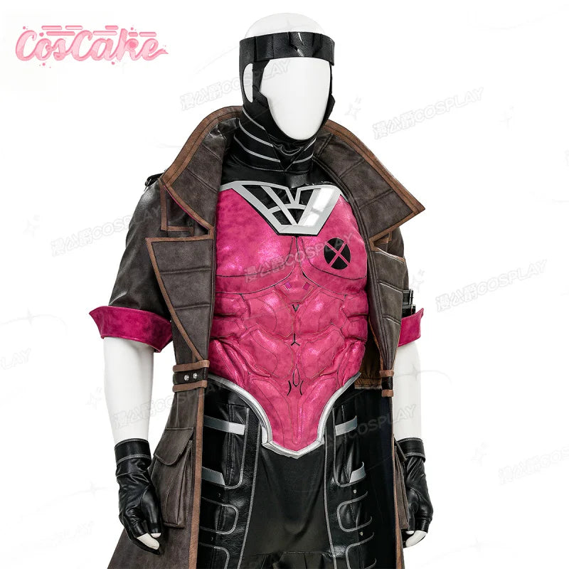Gambit Cosplay Costume Uniform Halloween Carnival Party Christmas Play Role Clothes Clothing for Men