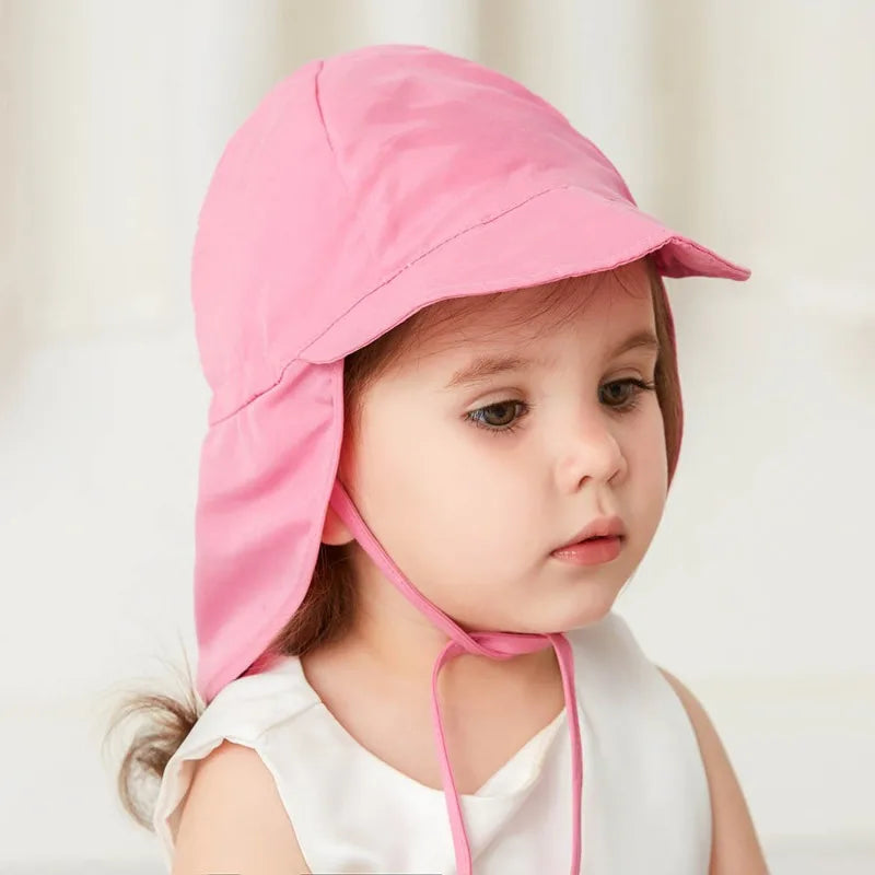 Quick-drying Children's Bucket Hats For 3 Months To 12 Years Old Kids Wide Brim Beach UV Protection Outdoor Essential Sun Caps