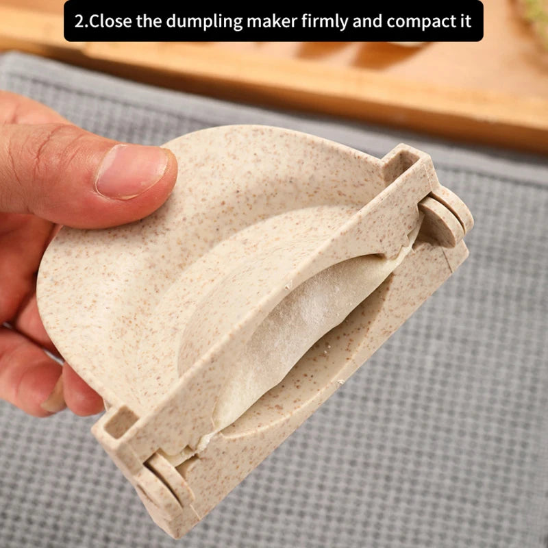 1PCS New DIY Wheat Straw Dumpling Maker Dumpling Machine Tools Dumpling Mold Clamp Baking Mold Pastry Kitchen Accessories