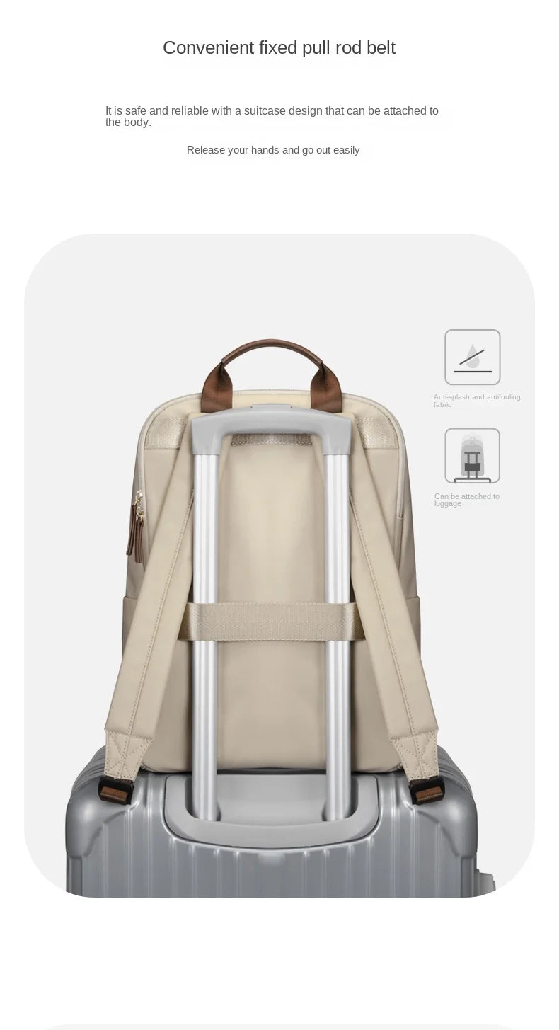 GOLF Backpack for Women Simple and Fashionable Schoolbag for Female College Students,High School Girls ,Computer Backpack