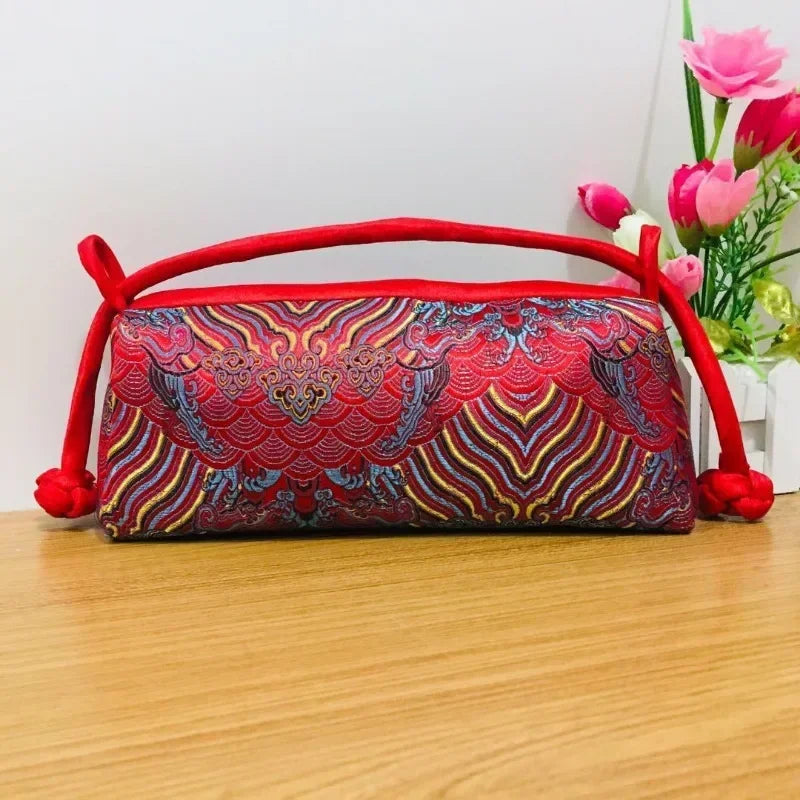 New Chinese Style Retro Bag Designer Chinese Style Silk Bag Japanese Hand Embroidery Totes Fashion Handbags and Purses