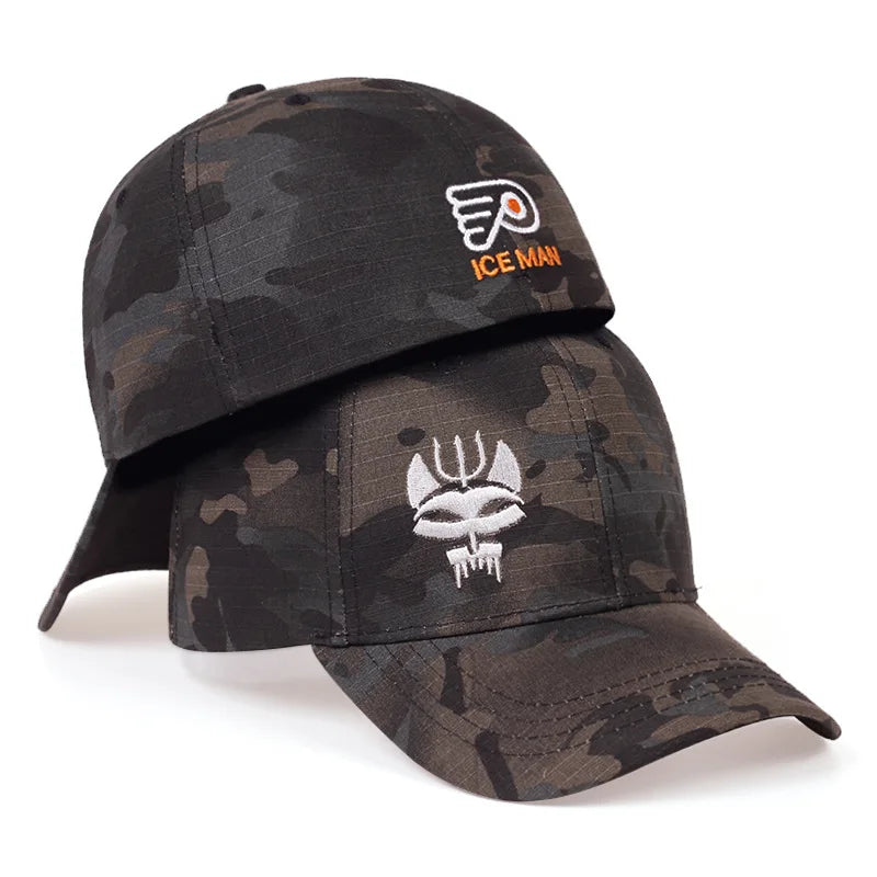 Fashion Personality Embroidery Men hip hop Hat Back Sealed Cotton Baseball Cap Camouflage Caps Men Women Snapback Hats Gorras