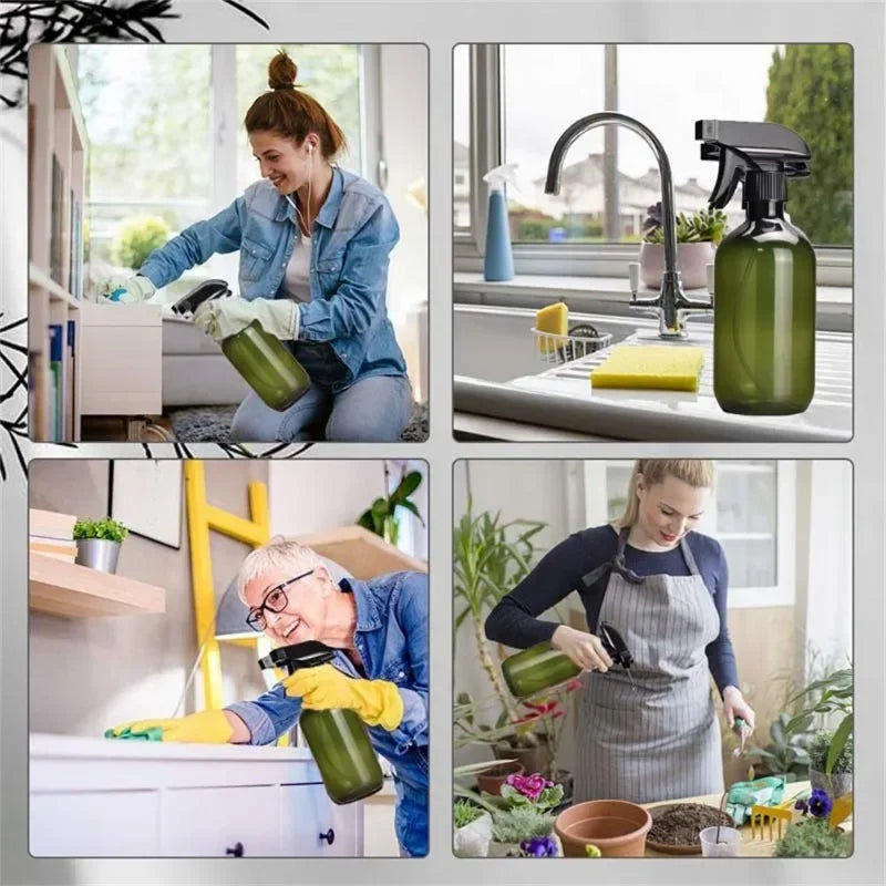 Plant Mister Water Spray Bottle Fine Mist Spray Garden Flower Atomizer Refillable For Gardening Hair Care Cleaning 300/500ML