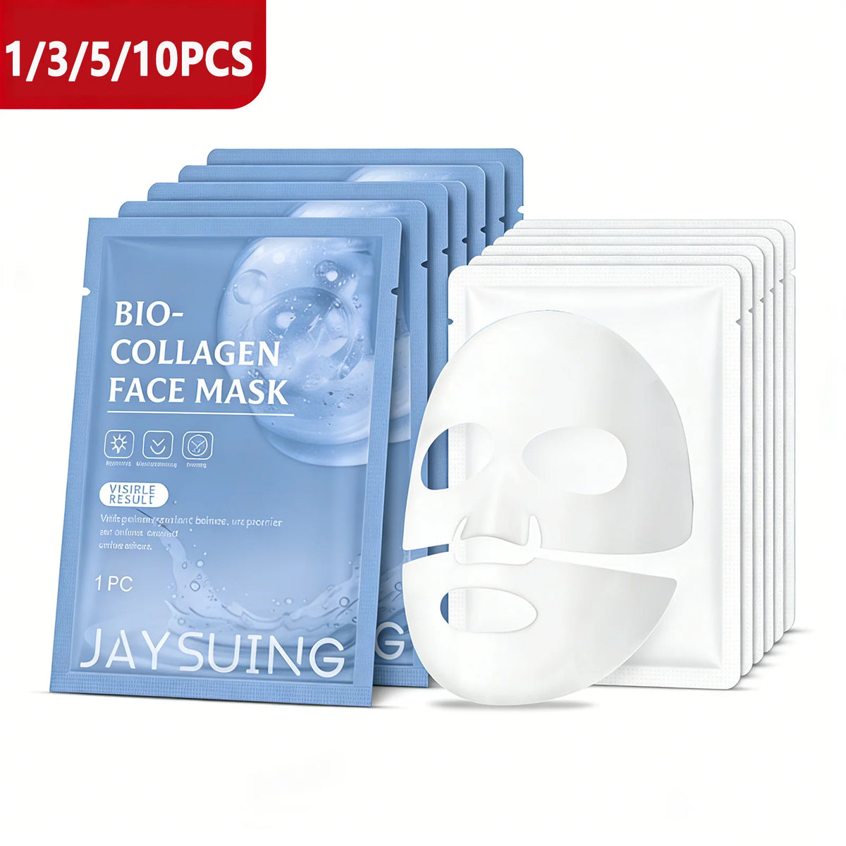 Collagen Mask Korean Overnight Hydrating Face Mask Hyaluronic Acid Anti-Wrinkle Firming Shrink Pores Deep Elasticity Skin Care