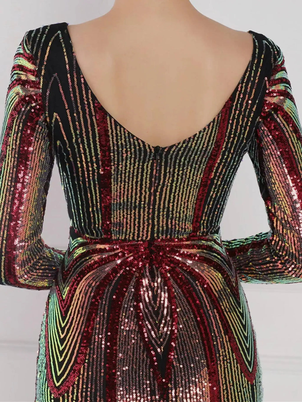 Sexy long sleeve birthday evening dresses for women 2026 elegant luxury wedding party dress vintage maxi sequin dress vestidos