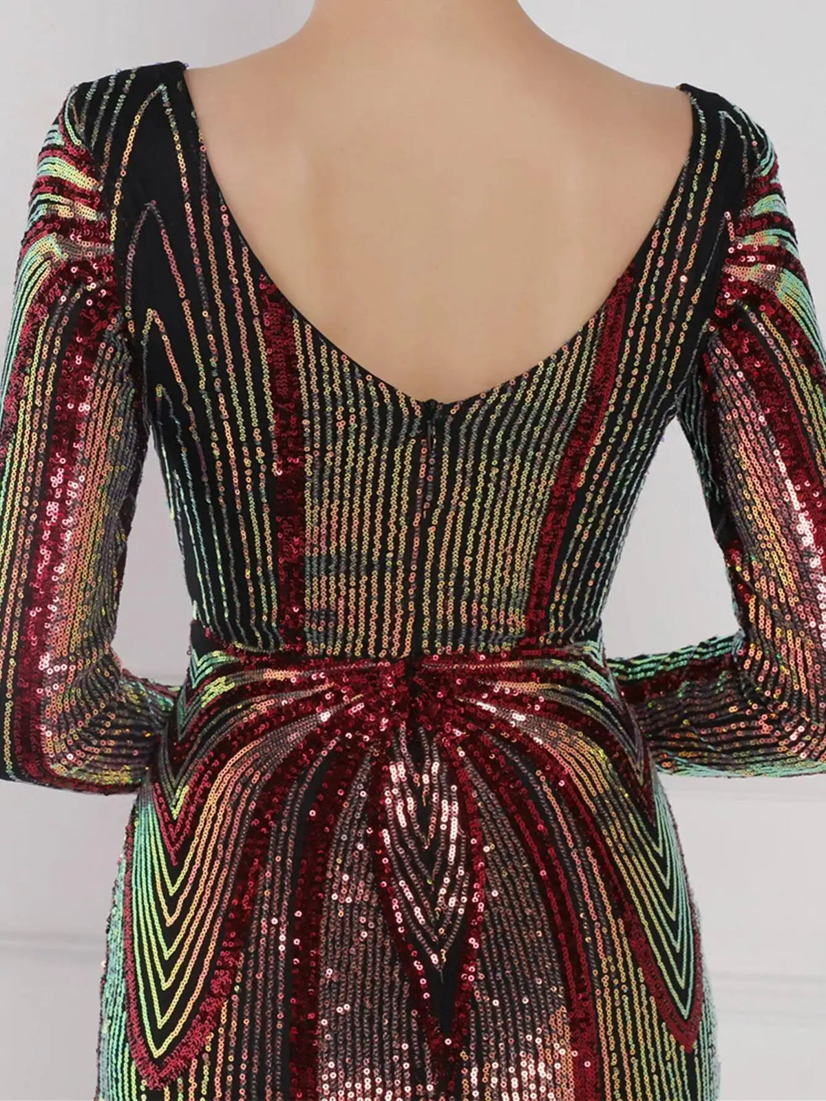 Sexy long sleeve birthday evening dresses for women 2026 elegant luxury wedding party dress vintage maxi sequin dress vestidos